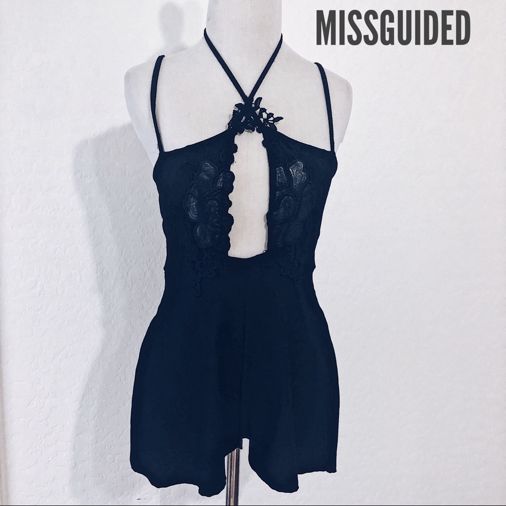 NEW Black stretchy play suit romper